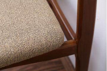 ヴィンテージ家具　北欧ビンテージ　チーク材のお洒落なダイニングチェア(2)