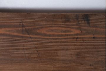 アンティーク家具　アンティーク　DIYにもぴったり!古い木のシンプルなベンチ(1)