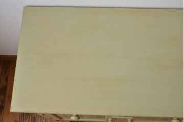 ヴィンテージ家具　イギリスビンテージ　おしゃれなペイントキッチンサイドキャビネット