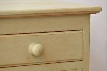 ヴィンテージ家具　イギリスビンテージ　おしゃれなペイントキッチンサイドキャビネット