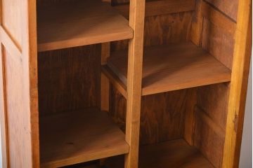 レトロ家具　アンティーク　棚の高さが自由自在!レトロな飾り棚