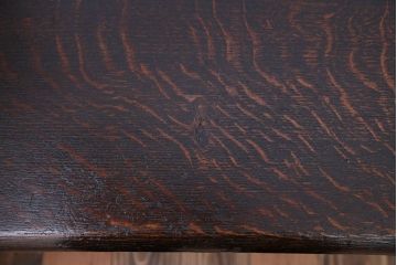 アンティーク家具　イギリスアンティーク　高級感あふれる上質な木製ロングベンチ