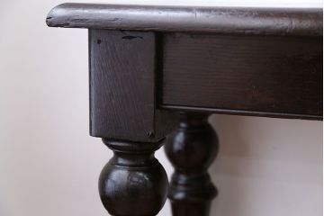 アンティーク家具　イギリスアンティーク　高級感あふれる上質な木製ロングベンチ