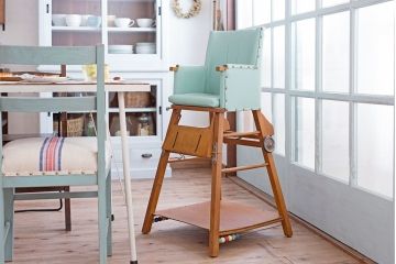 アンティーク家具　イギリスアンティーク　かわいい2WAYベビーチェア(チャイルドチェア、キッズチェア、ダイニングチェア、子どもイス、こども椅子、英国)(R-016219)
