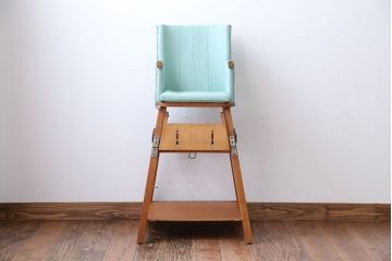 アンティーク家具　イギリスアンティーク　かわいい2WAYベビーチェア(チャイルドチェア、キッズチェア、ダイニングチェア、子どもイス、こども椅子、英国)(R-016219)