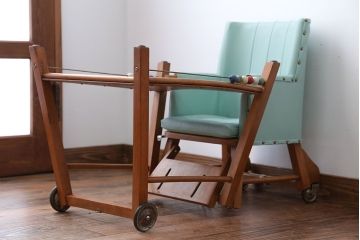 アンティーク家具　イギリスアンティーク　かわいい2WAYベビーチェア(チャイルドチェア、キッズチェア、ダイニングチェア、子どもイス、こども椅子、英国)(R-016219)
