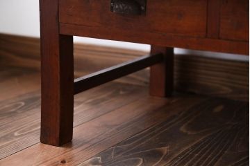 アンティーク家具　アンティーク　古い木製の味わい深い小さな文机