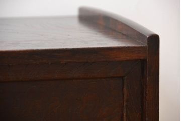 アンティーク家具　古民具・骨董　三方欅材の古い置き床(ローボード)