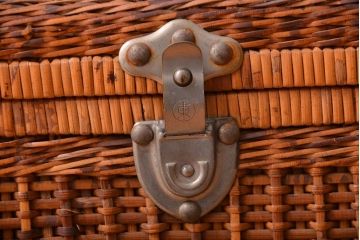 アンティーク雑貨　アンティーク　レトロでかわいいバスケット