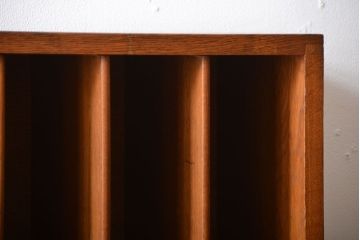 アンティーク家具　イギリスアンティーク　書類棚付き!オーク材の高級16杯引き出し