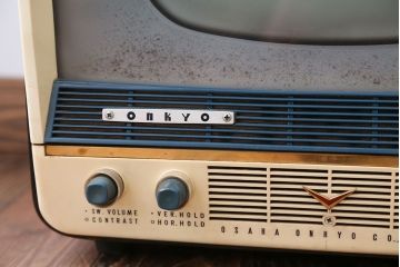 昭和レトロ　古いオンキョー(ONKYO)真空管テレビ(ジャンク品)