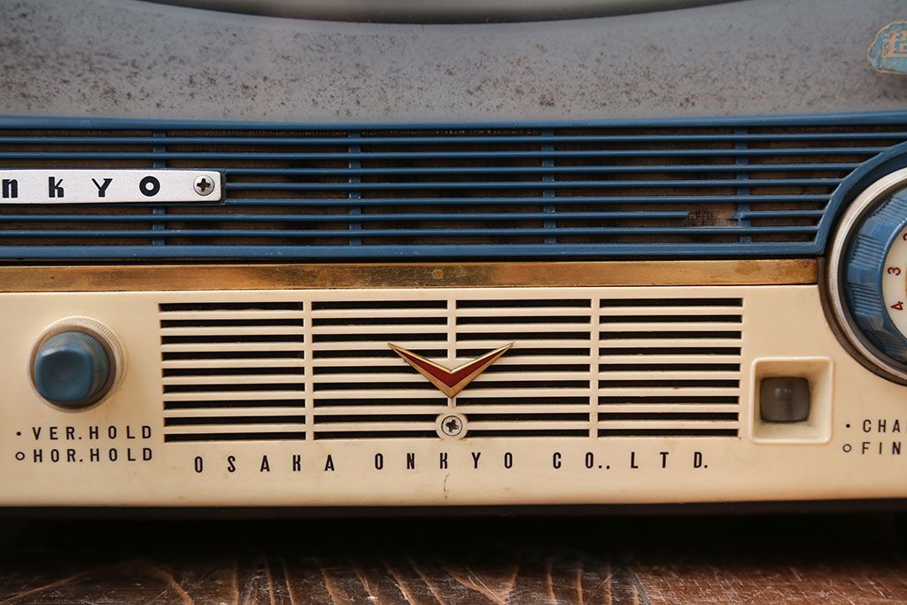 昭和レトロ　古いオンキョー(ONKYO)真空管テレビ(ジャンク品)