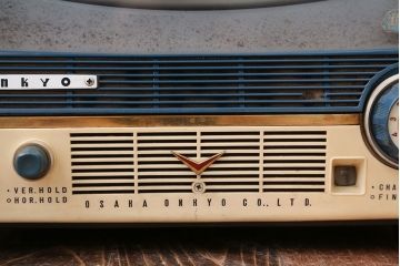 昭和レトロ　古いオンキョー(ONKYO)真空管テレビ(ジャンク品)