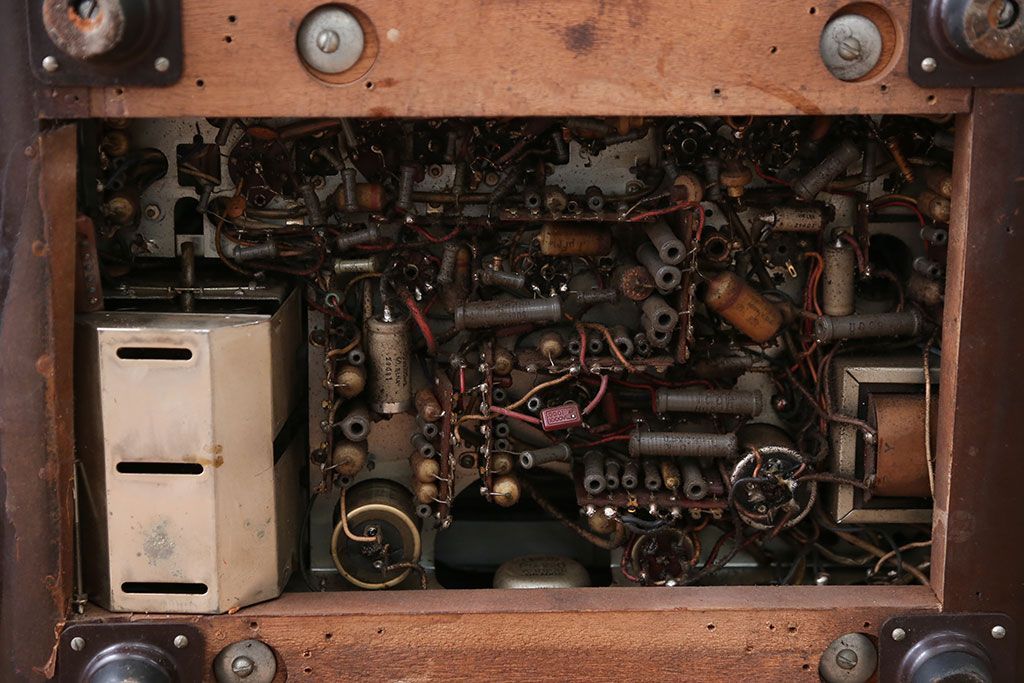 昭和レトロ　古いオンキョー(ONKYO)真空管テレビ(ジャンク品)