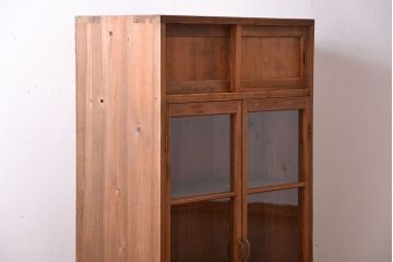 アンティーク家具　和製アンティーク　引き出し2杯付き!古い木製の収納棚