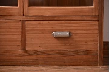 アンティーク家具　和製アンティーク　引き出し2杯付き!古い木製の収納棚