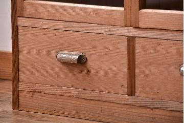 アンティーク家具　和製アンティーク　引き出し2杯付き!古い木製の収納棚