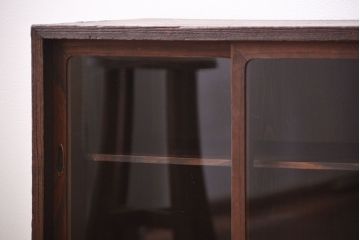 アンティーク家具　アンティーク　おしゃれな鉄脚付き!古い木製のテレビボード