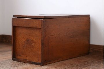 アンティーク雑貨　アンティーク　古い木製のナチュラルな収納箱