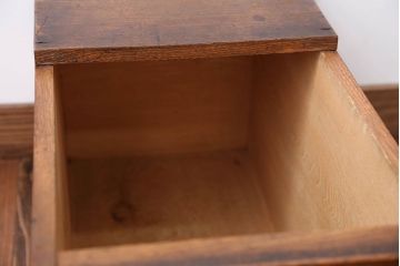 アンティーク雑貨　アンティーク　古い木製のナチュラルな収納箱