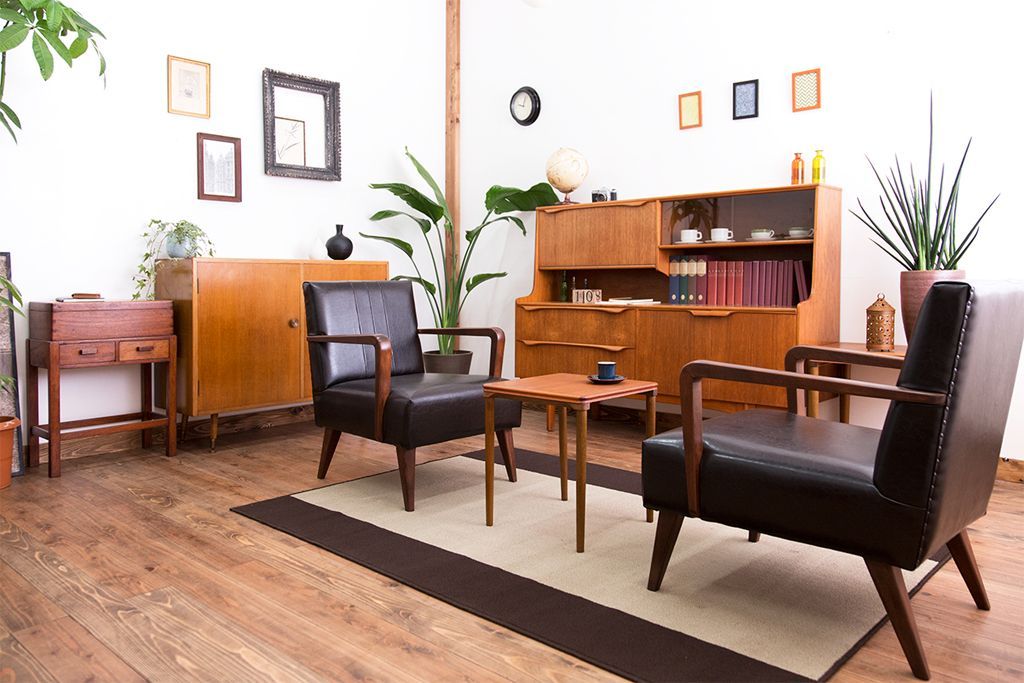 アンティーク家具　アンティーク　スタイリッシュでおしゃれな1人掛けアームソファ(1)