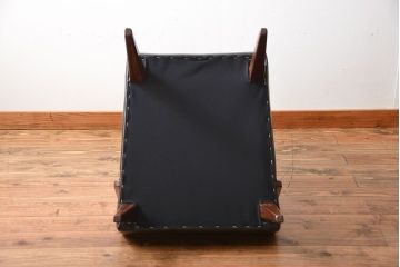 アンティーク家具　アンティーク　スタイリッシュでおしゃれな1人掛けアームソファ(1)