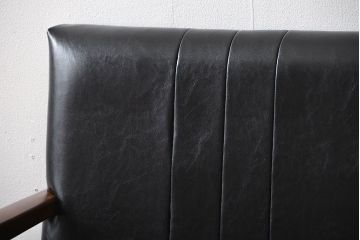 アンティーク家具　アンティーク　スタイリッシュでおしゃれな1人掛けアームソファ(2)