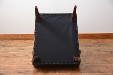 アンティーク家具　アンティーク　スタイリッシュでおしゃれな1人掛けアームソファ(2)