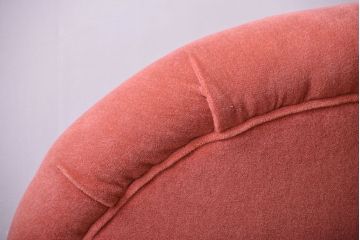 アンティーク家具　イギリスアンティーク　フリンジ付き1人掛けソファ