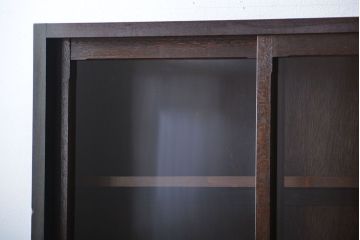 アンティーク家具　和製アンティーク　古い木製の重ね収納棚