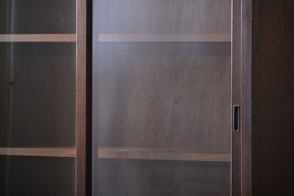 アンティーク家具　和製アンティーク　古い木製の重ね収納棚