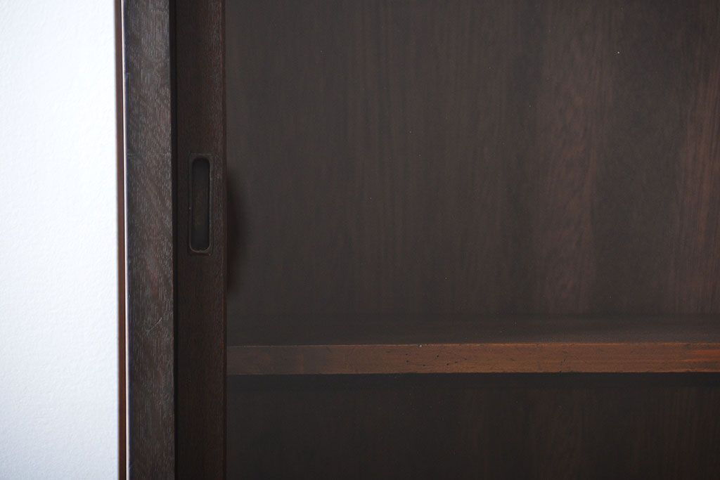 アンティーク家具　和製アンティーク　古い木製の重ね収納棚