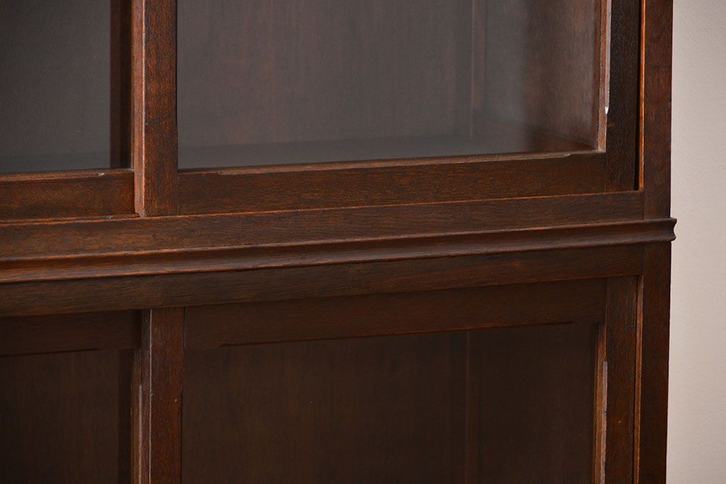 アンティーク家具　和製アンティーク　古い木製の重ね収納棚