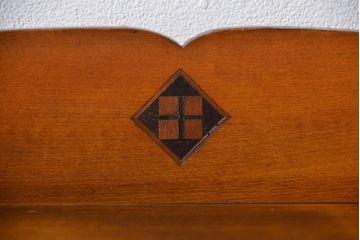 アンティーク家具　アンティーク　引き出し2杯付き小さな和風本箱