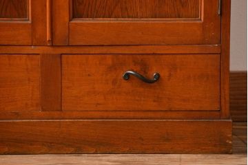 アンティーク家具　アンティーク　引き出し2杯付き小さな和風本箱