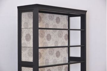 アンティーク家具　大正ロマン　おしゃれで上品な高級感溢れるペイント飾り棚