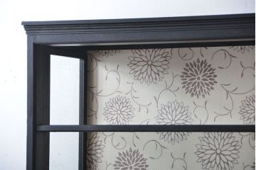 アンティーク家具　大正ロマン　おしゃれで上品な高級感溢れるペイント飾り棚