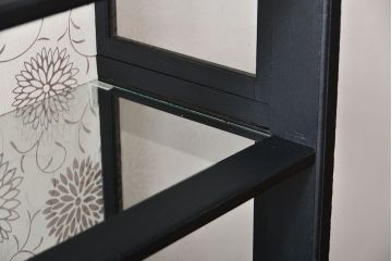 アンティーク家具　大正ロマン　おしゃれで上品な高級感溢れるペイント飾り棚