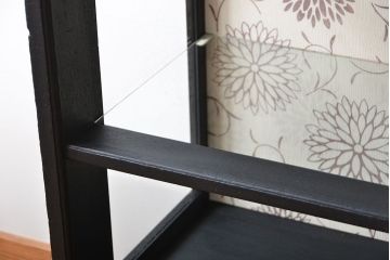 アンティーク家具　大正ロマン　おしゃれで上品な高級感溢れるペイント飾り棚