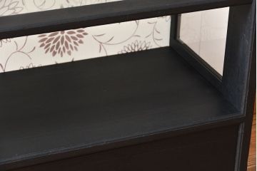 アンティーク家具　大正ロマン　おしゃれで上品な高級感溢れるペイント飾り棚