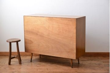 ヴィンテージ家具　北欧ビンテージ　おしゃれな脚付き収納
