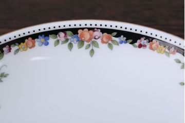 アンティーク雑貨　ウェッジウッド・オズボーンカップ&ソーサー5客セット・スウィートプラムプレート