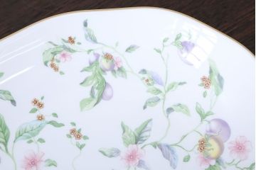 アンティーク雑貨　ウェッジウッド・オズボーンカップ&ソーサー5客セット・スウィートプラムプレート