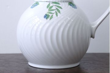 アンティーク雑貨　北欧　DANSK(ダンスク)ティーポット・シュガー・クリーマー・プレートセット