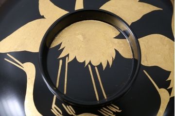 アンティーク雑貨　瑾斎作 金蒔絵木製お椀 5客