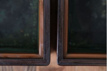 アンティーク雑貨　アンティーク　古い桐材の角火鉢2つセット