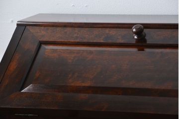 中古　松本民芸家具　おしゃれなライティングビューロー