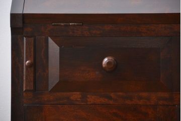 中古　松本民芸家具　おしゃれなライティングビューロー