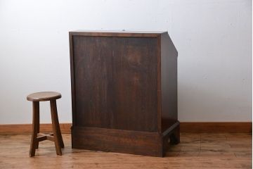 中古　松本民芸家具　おしゃれなライティングビューロー