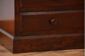 中古　民芸家具　引き出し2杯付き!シンプルな収納棚